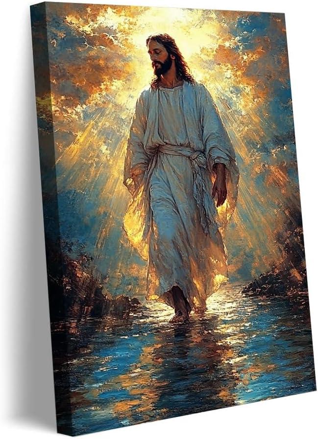 Our Review of the jesus Walking ​on Water ‍Canvas: Inspiring⁤ Art for Home