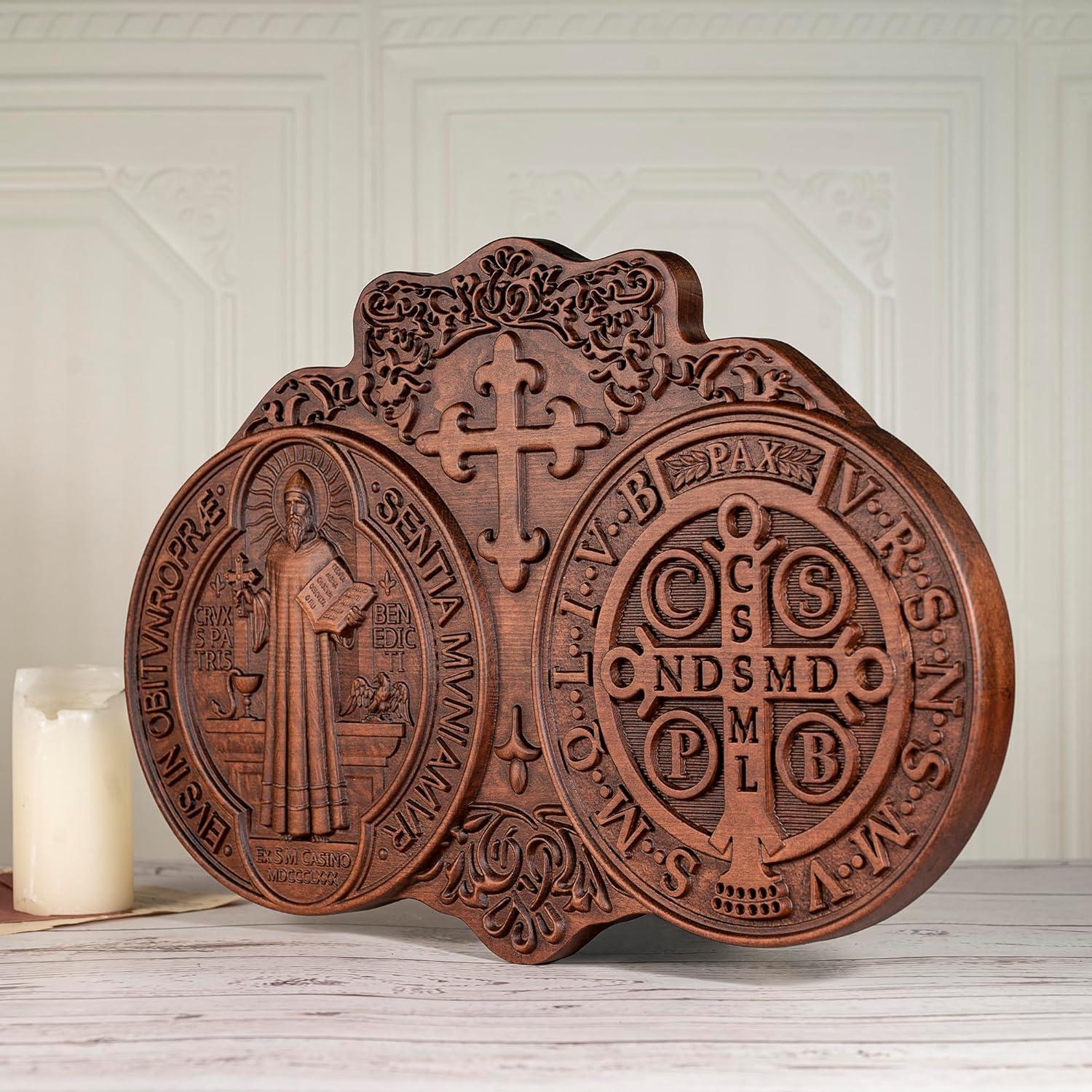 Our Review: Handmade saint Benedict Medal Wall Decor, Perfect Gift