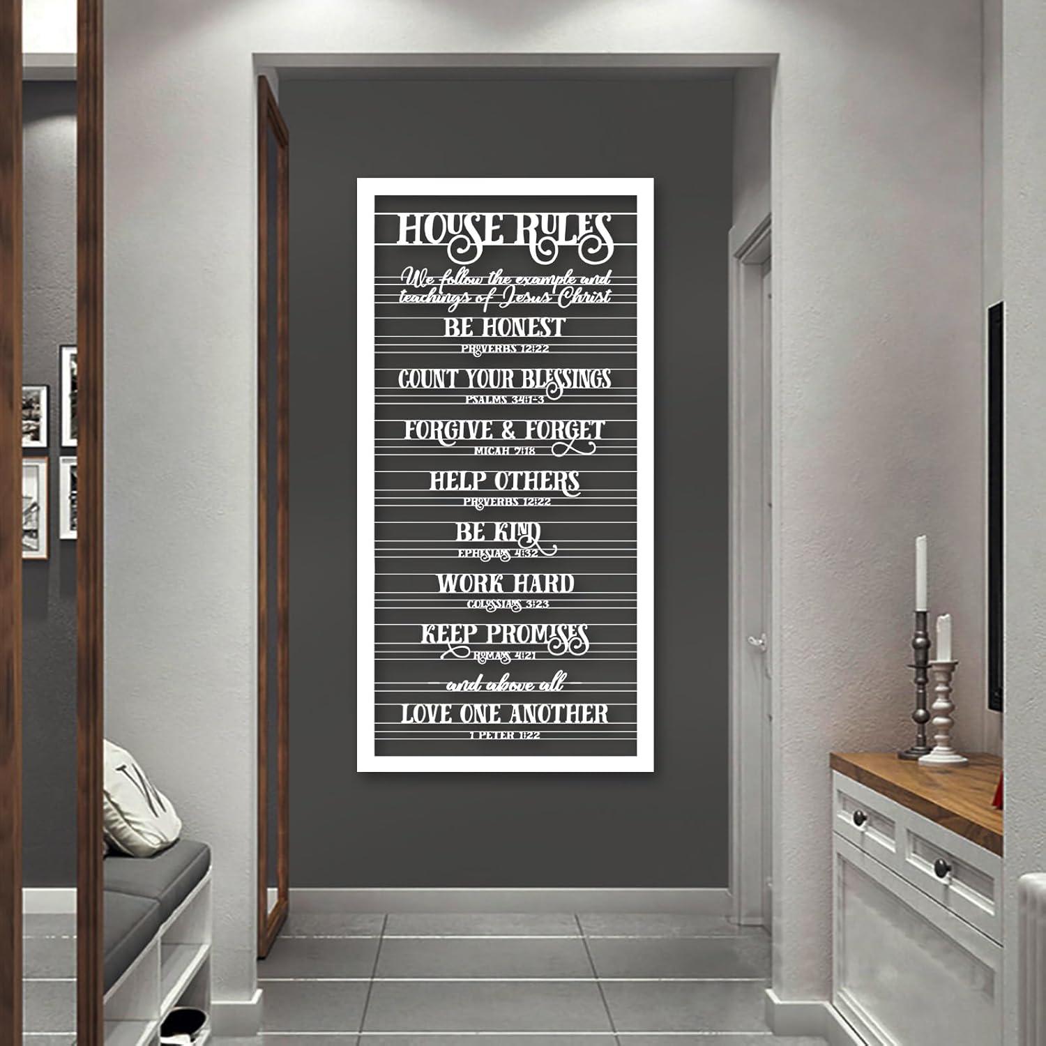 how We Loved Adding Faith‌ & Style with Metal Bible Verse Art