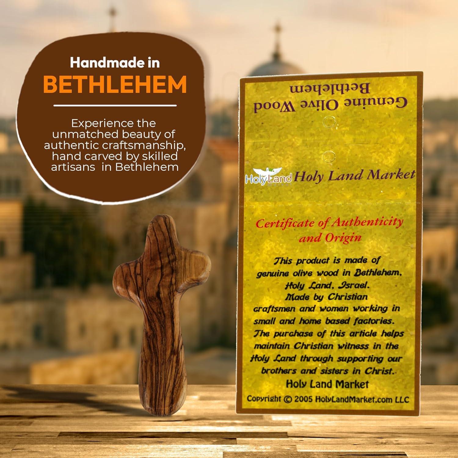 Our Review of holy Land Market's 50 Olive wood Hand Crosses