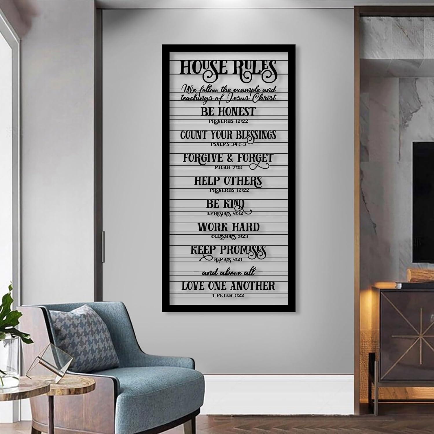 How We Loved Adding Faith & style with Metal bible verse Art