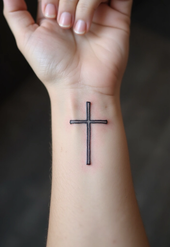 17 Stunning Jesus Christ Tattoos That Will Ignite Your Faith (You Won't Believe #9!) - 11. Minimalist Jesus Designs
