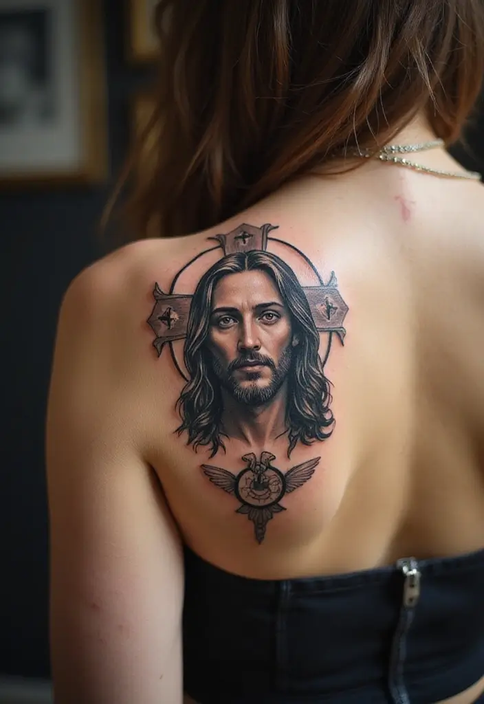 17 Stunning Jesus Christ Tattoos That Will Ignite Your Faith (You Won't Believe #9!) - 17. Inspirational Jesus Tattoos