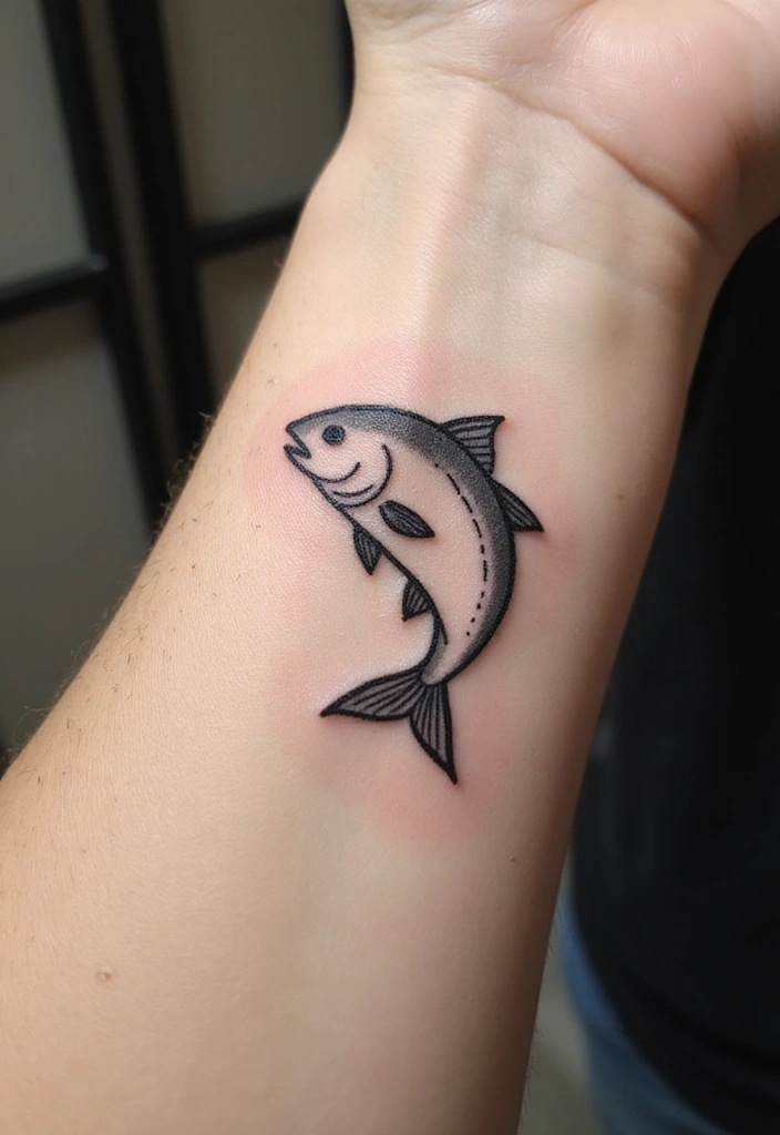 17 Stunning Jesus Christ Tattoos That Will Ignite Your Faith (You Won't Believe #9!) - 4. Fish Symbol (Ichthys)