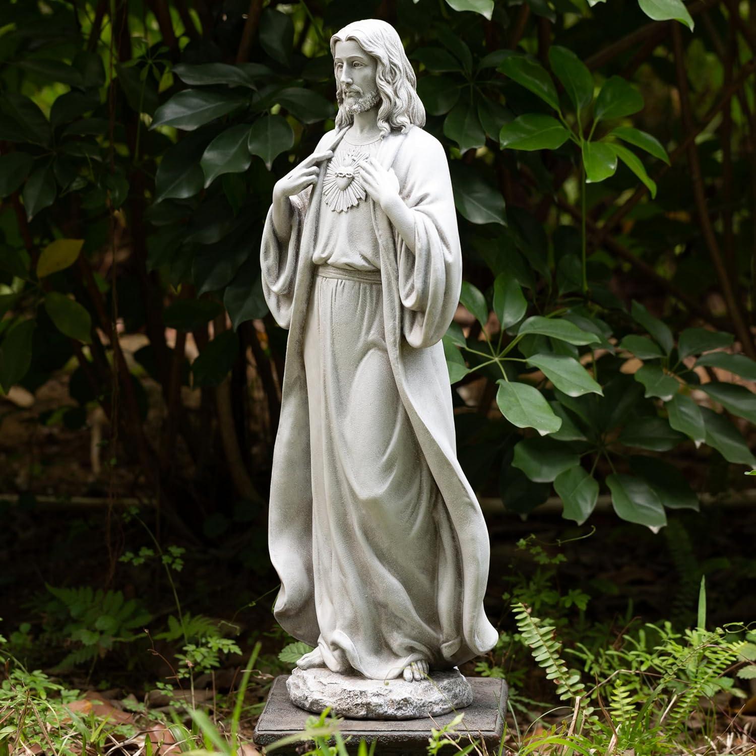 Our Review: BC catholic Sacred Heart Jesus Statue⁣ for Garden Decor