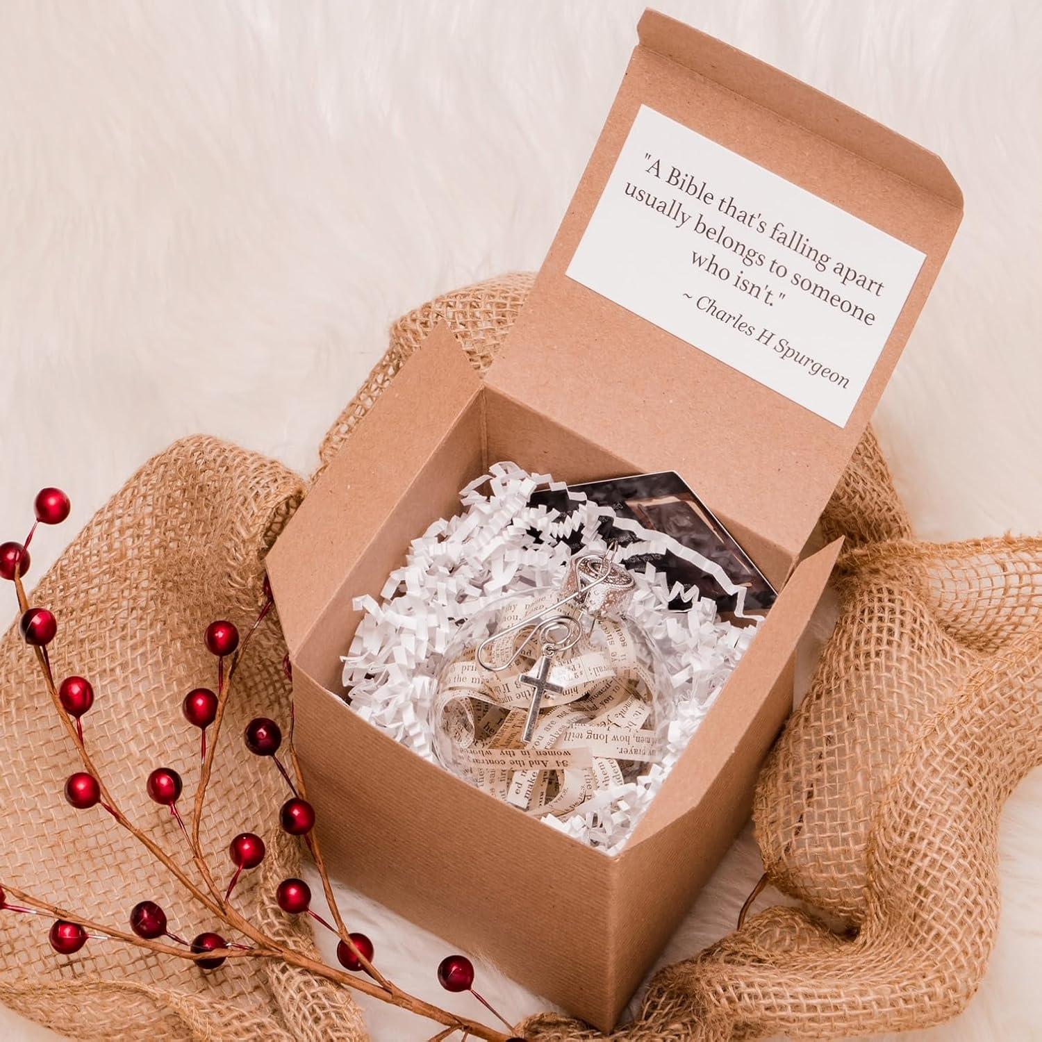 Rescued Antique Bible Ornament Review: Our Meaningful Christmas Gift