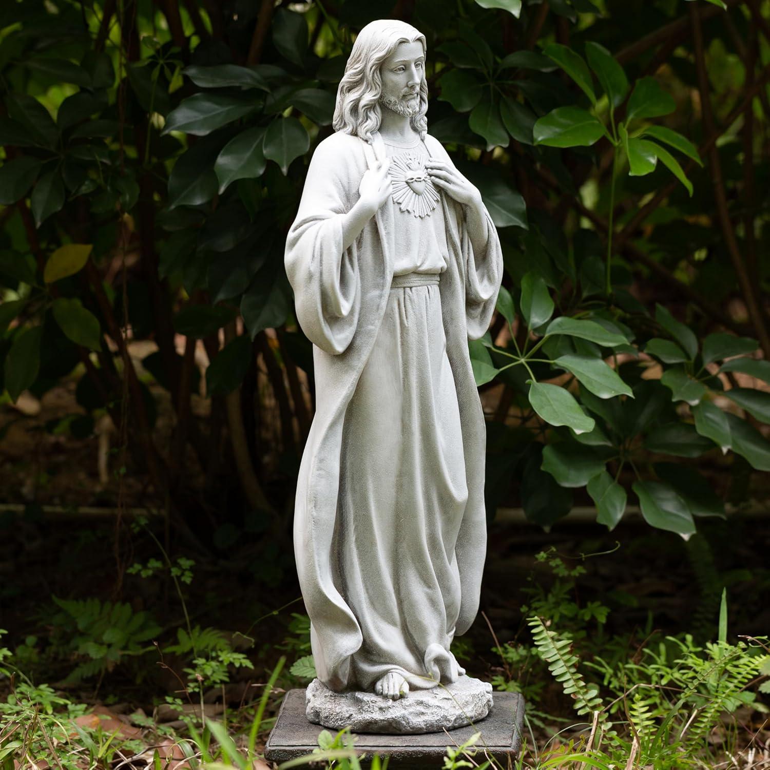 our Review: BC Catholic Sacred Heart Jesus Statue for Garden Decor