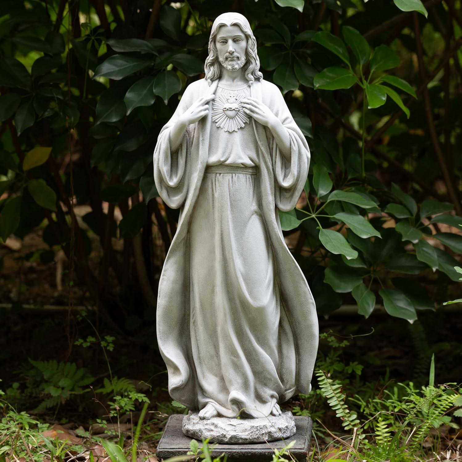 Our Review: BC Catholic sacred Heart Jesus Statue for Garden Decor