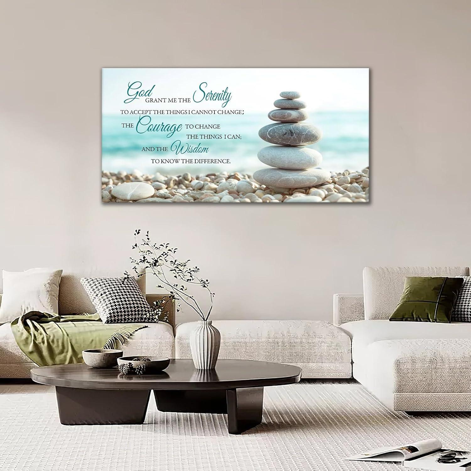 Why we Love the Serenity Prayer Canvas for Our Home and Office Decor
