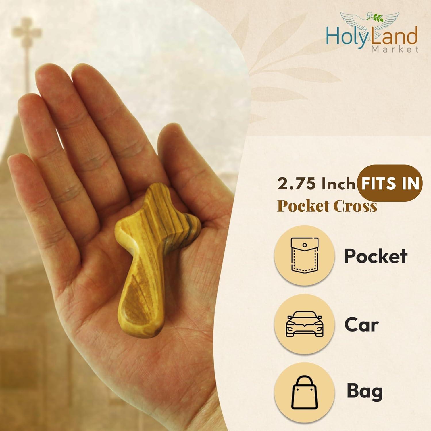 Our review: Holy Land Olive Wood Pocket Crosses with Certificate