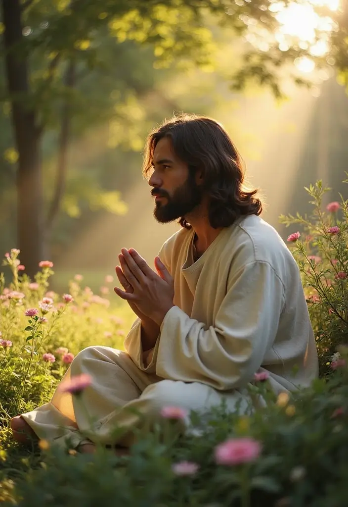 15 Stunning Jesus Christ Images That Will Deepen Your Faith Instantly - 1. The Serene Jesus in the Garden
