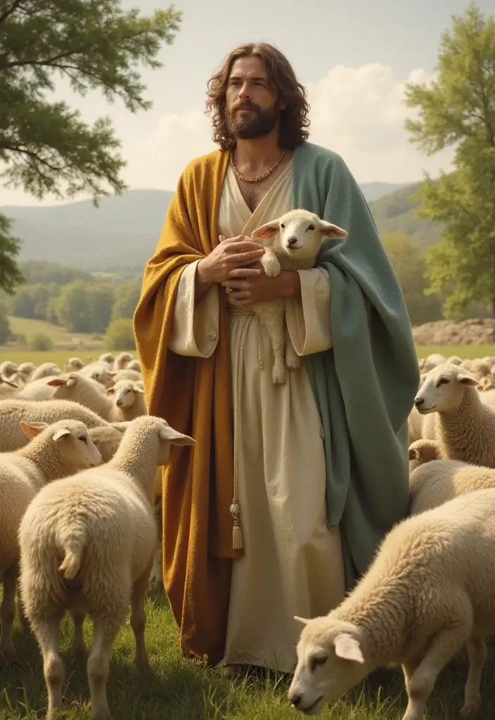 15 Stunning Jesus Christ Images That Will Deepen Your Faith Instantly - 11. Jesus, the Good Shepherd