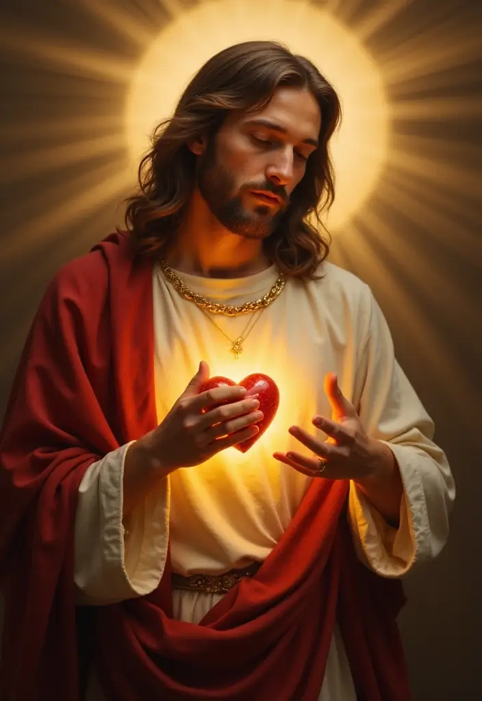 15 Stunning Jesus Christ Images That Will Deepen Your Faith Instantly - 3. The Heart of Jesus