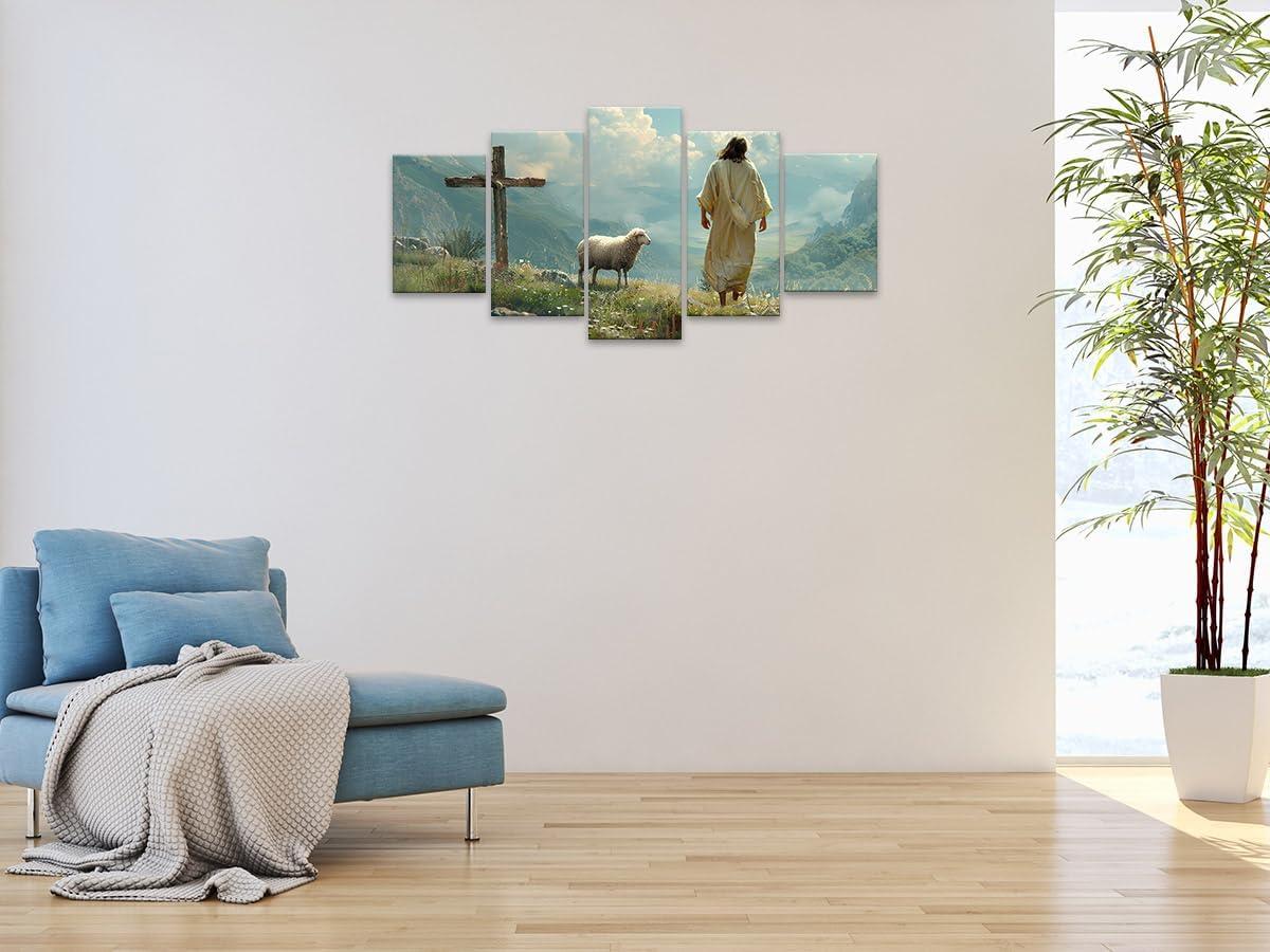 our Review of Biufo Jesus and Sheep Wall Art: Inspiring, Ready to Hang