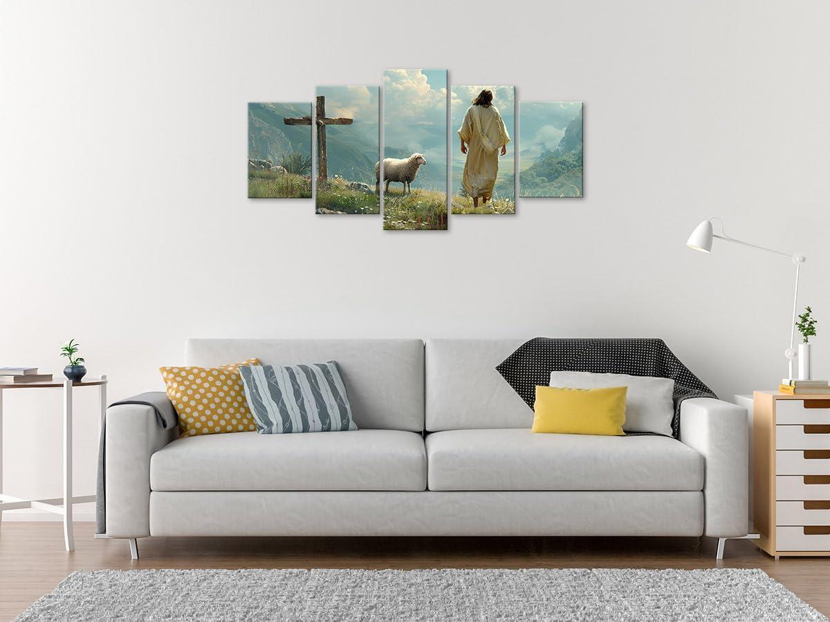Our Review of Biufo Jesus and Sheep Wall Art: Inspiring, Ready to Hang