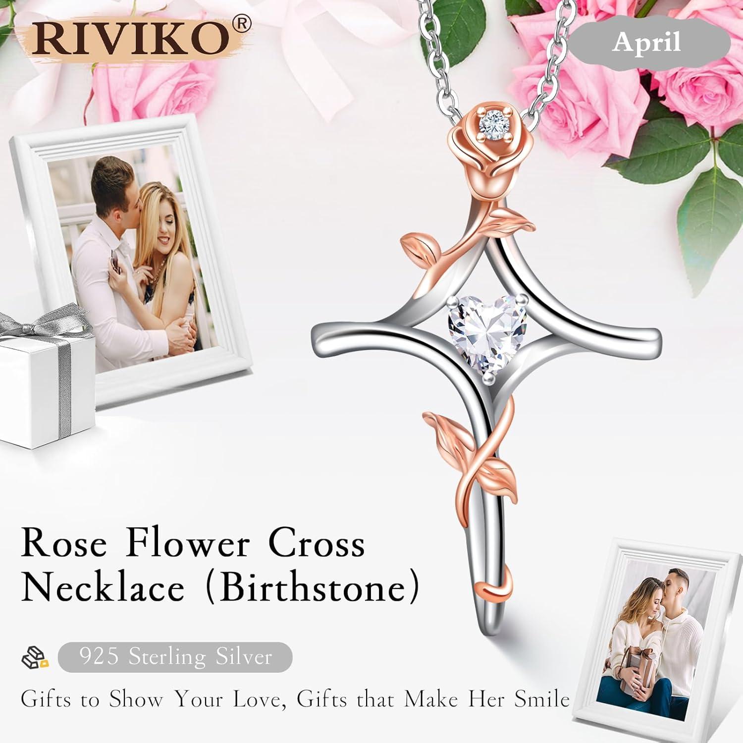 Our Honest Review ⁤of⁣ the RIVIKO Rose Flower Cross Necklace for Women