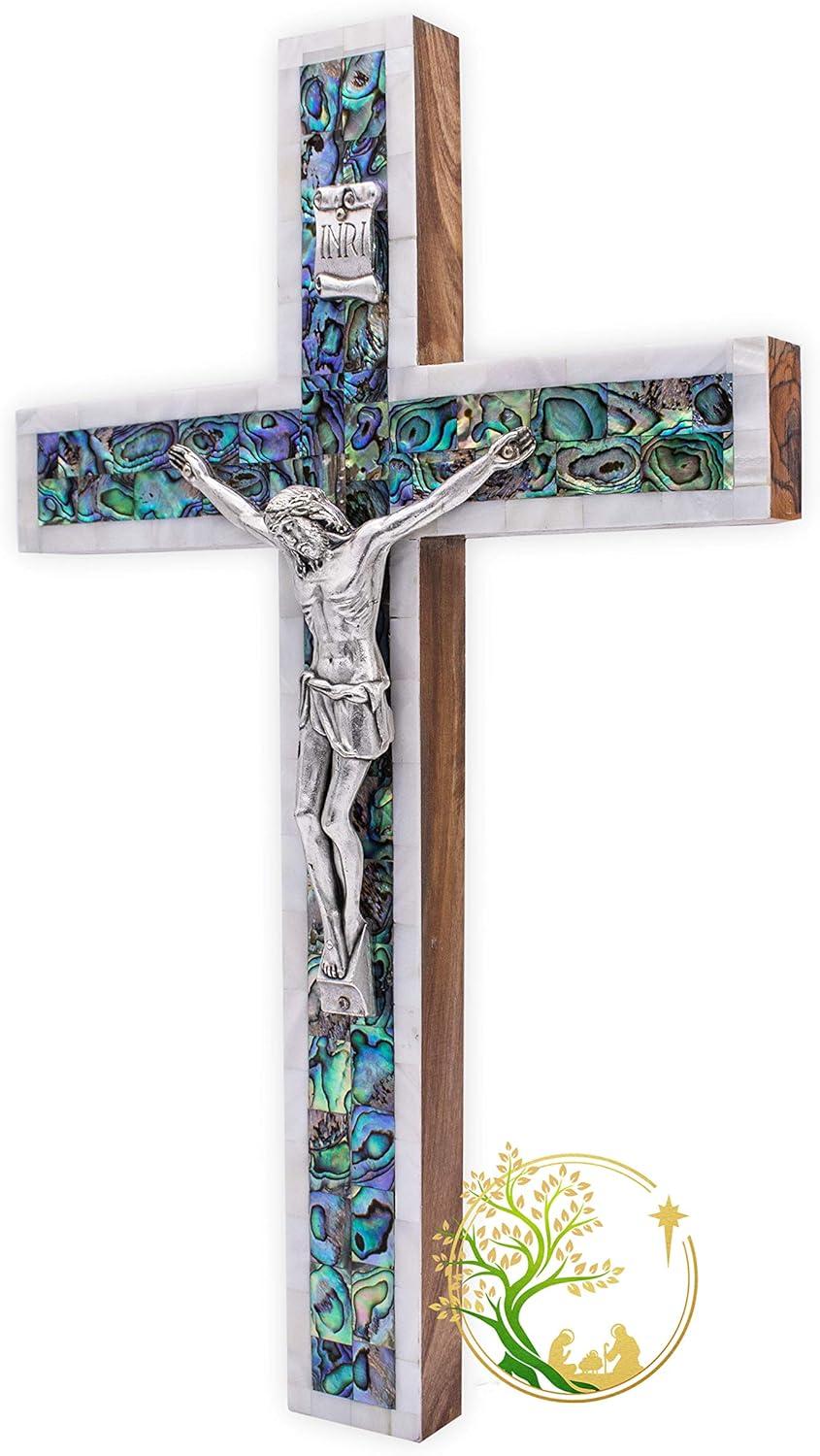 Why We Love This Handmade Olivewood Crucifix for Our Home