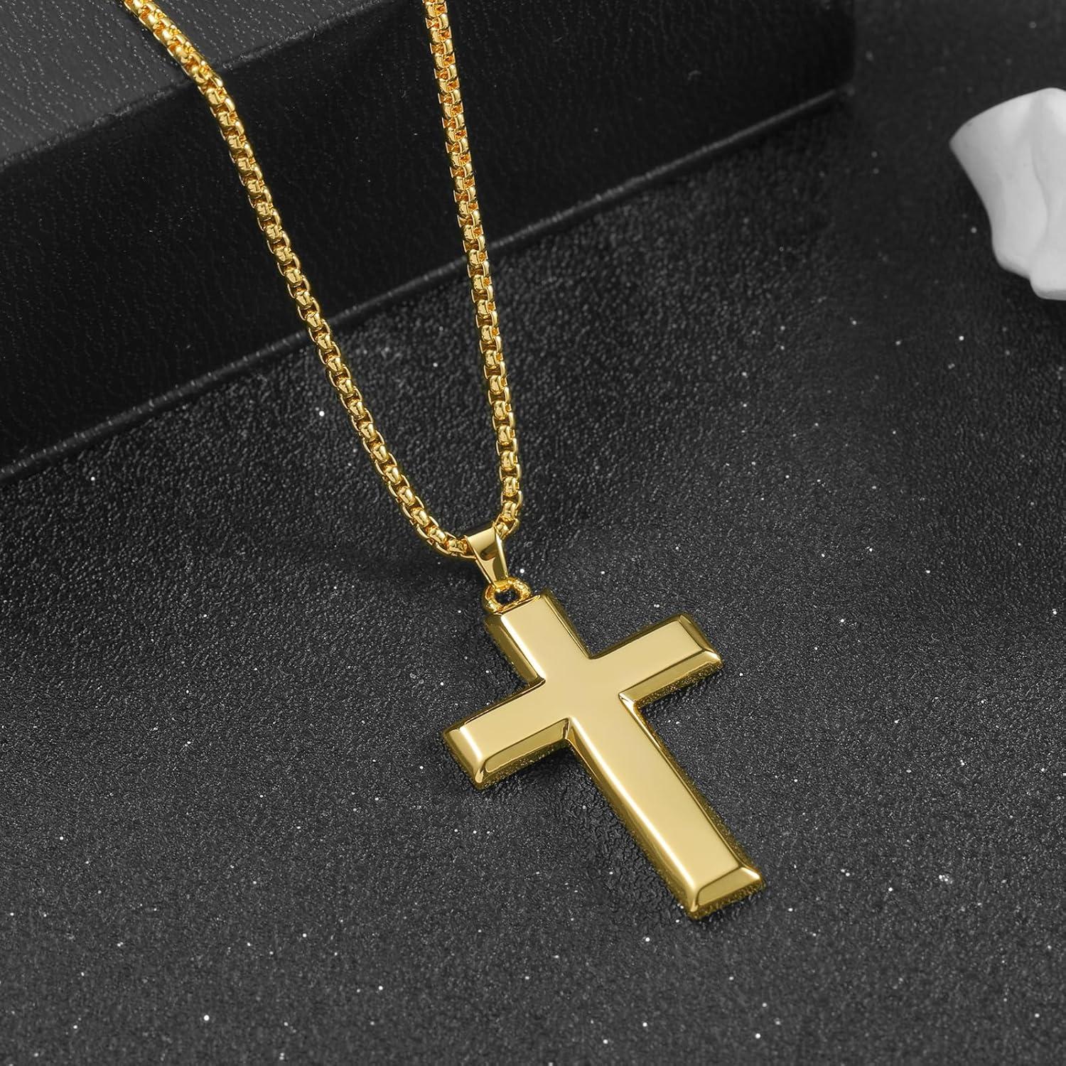 Our Review ⁢of the 14K ⁣Gold⁢ Cross Necklace for Men: Quality & Style