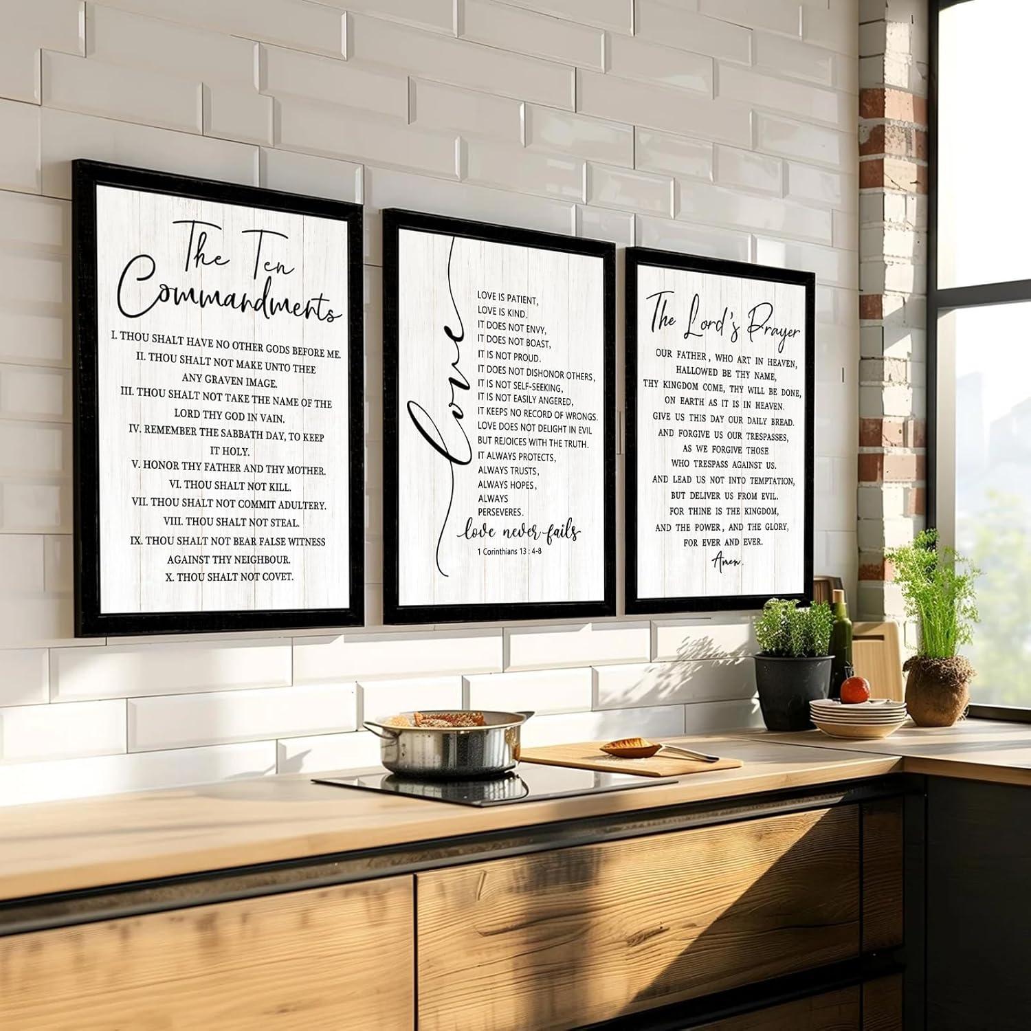 Our Review: Vintage Rustic Bible Verse Wall Art Set for Inspired Homes