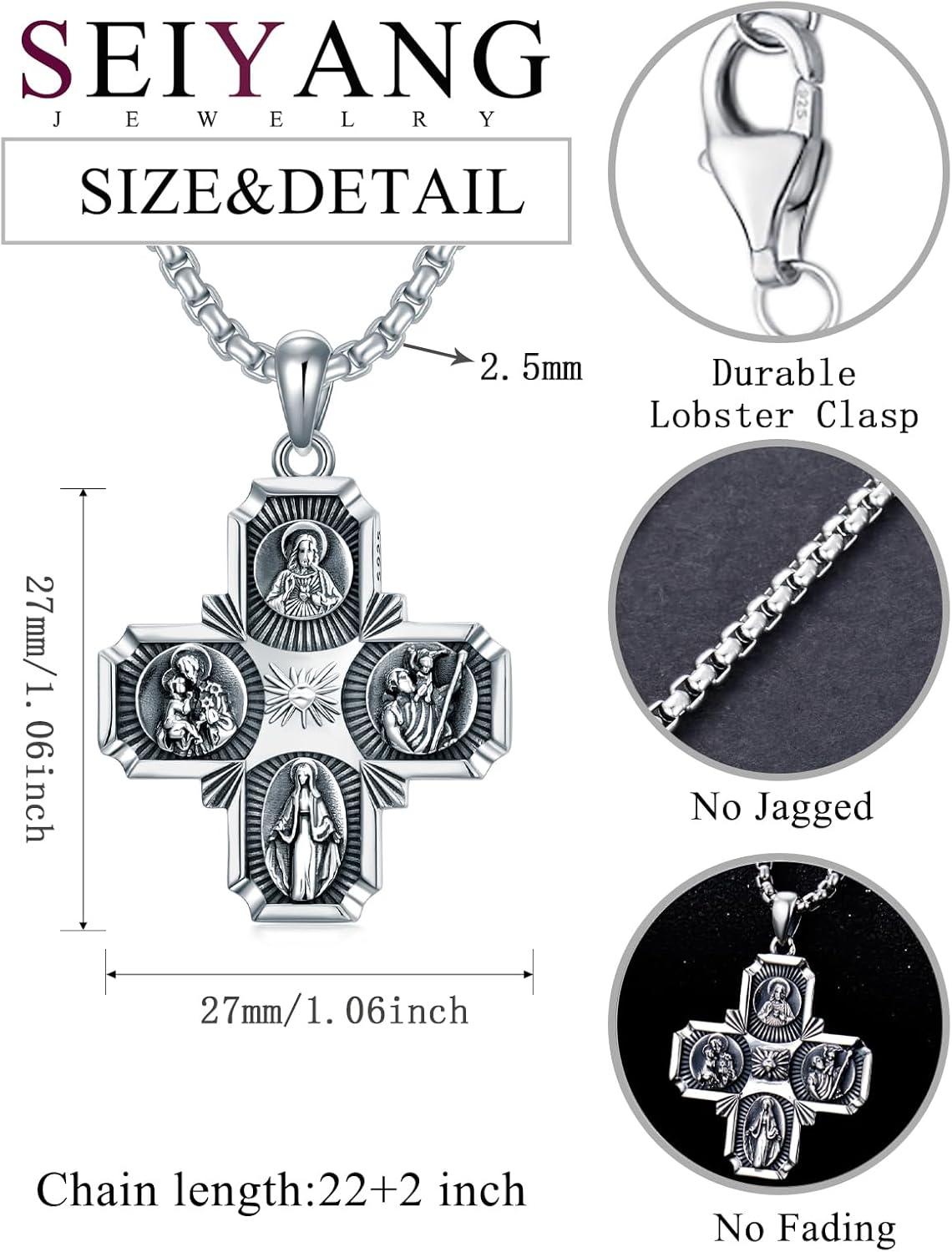 Our honest Review of the Seiyang Saint Necklace 925 Sterling Silver Gift