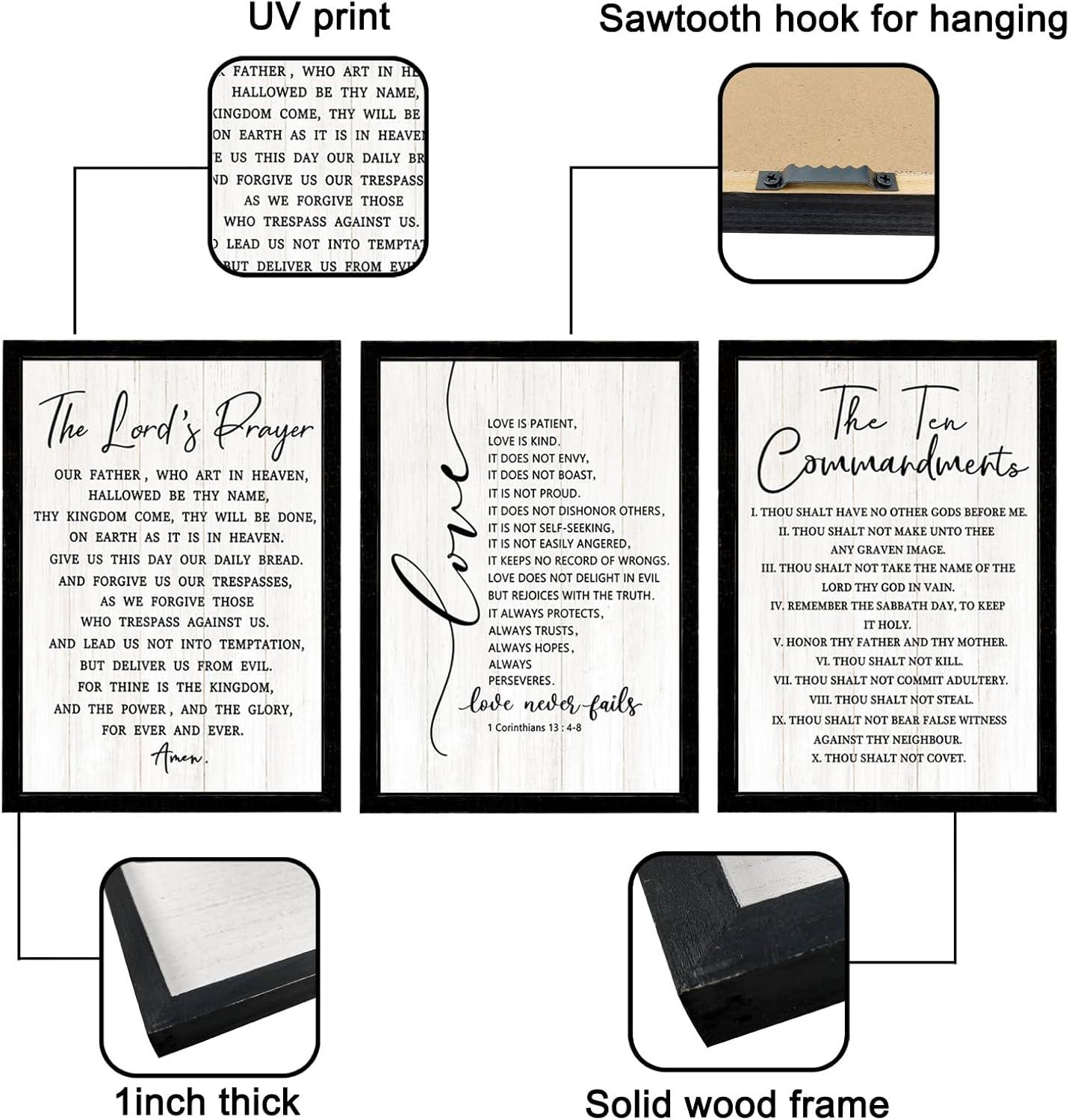 Our Review: Vintage Rustic Bible Verse wall Art Set for Inspired Homes