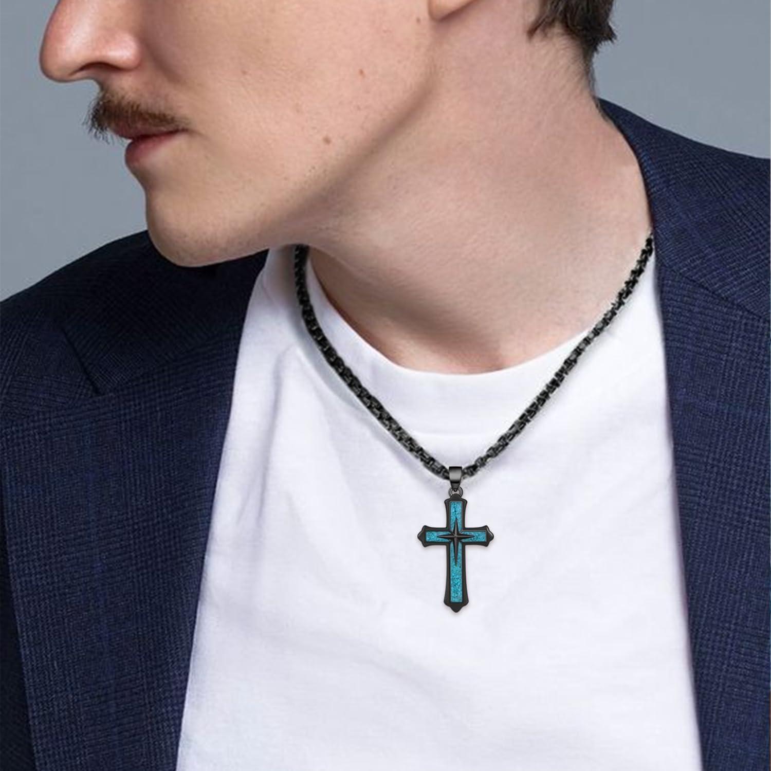 Why We Love the Zoxuxiwu 925 Silver Turquoise Cross Necklace