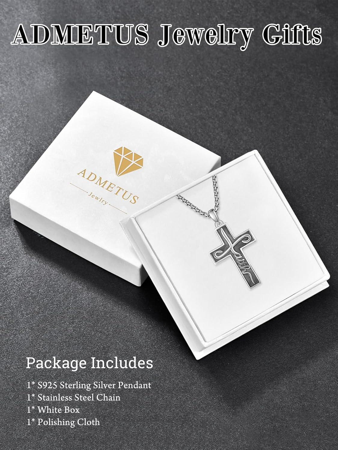 Our Honest review of the ADMETUS Sterling Silver Faith Necklace