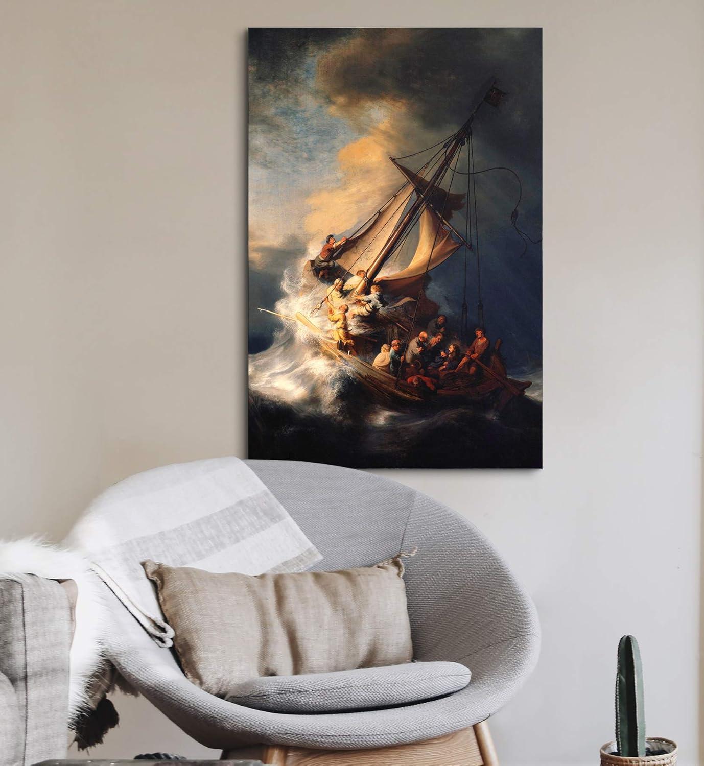 Our Review: Rembrandt's christ in The Storm Canvas Print (32x48)
