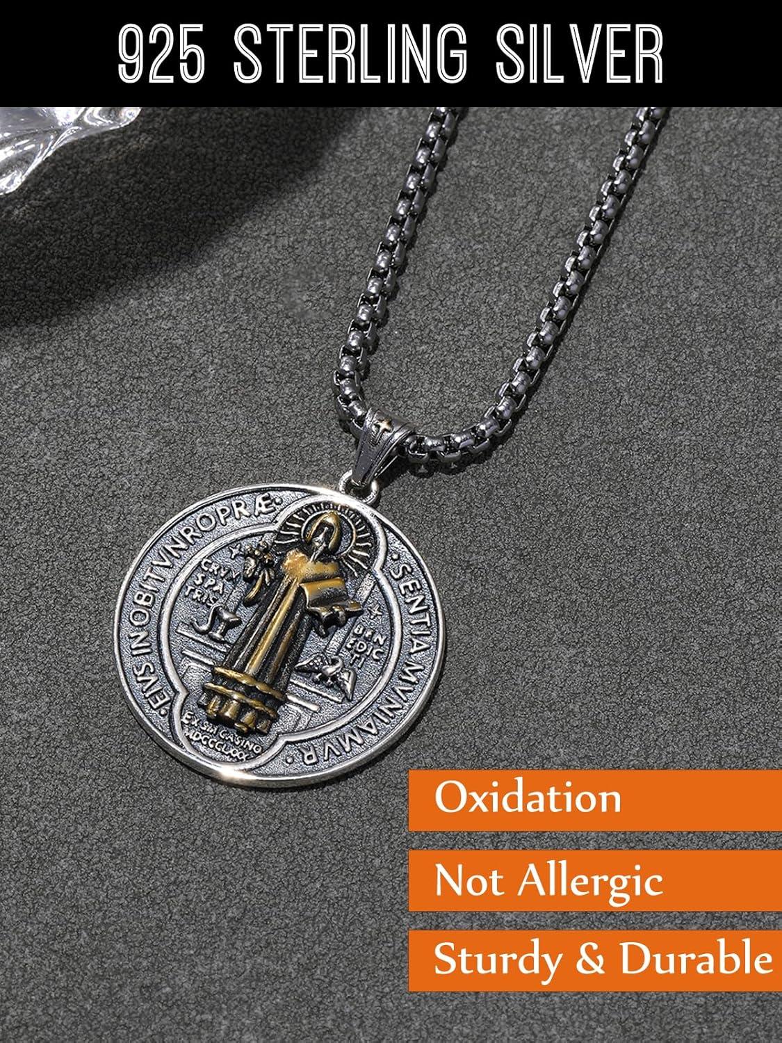 Our Honest Review of the 925 Sterling silver ​Saint Medal Necklace