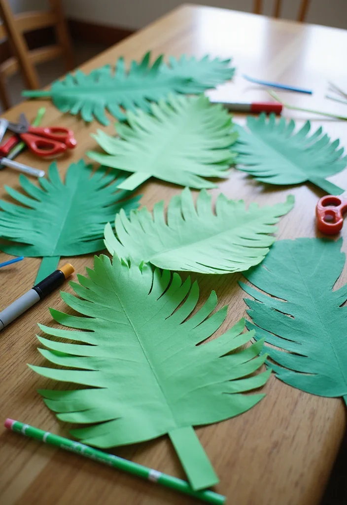 12 Amazing Kids Bible Crafts That Will Bring Stories to Life (You Won't Believe #5!) - 10. Palm Leaves for Palm Sunday 1