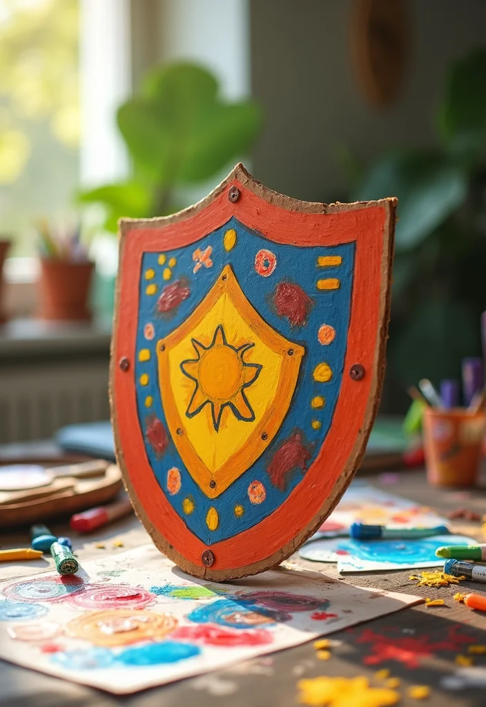 12 Amazing Kids Bible Crafts That Will Bring Stories to Life (You Won't Believe #5!) - 9. Armor of God Shield 1