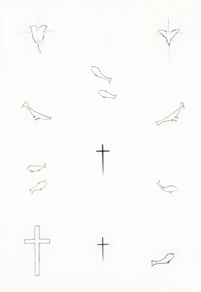 12 Stunning Jesus Tattoo Designs That Will Strengthen Your Faith (You Won't Believe #5!) - 9. Symbolic Jesus Tattoos 1