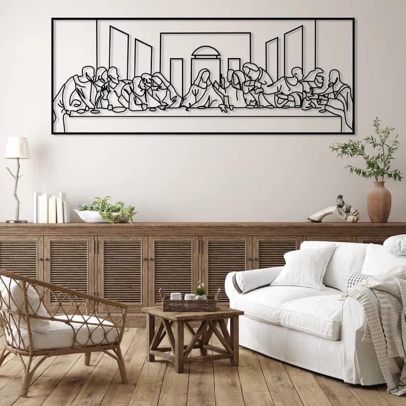 Why We Love NORTH KAISER's Last Supper Metal Wall Art