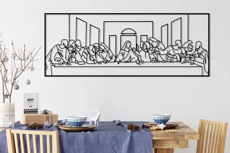 Why We Love NORTH KAISER's Last Supper Metal Wall Art