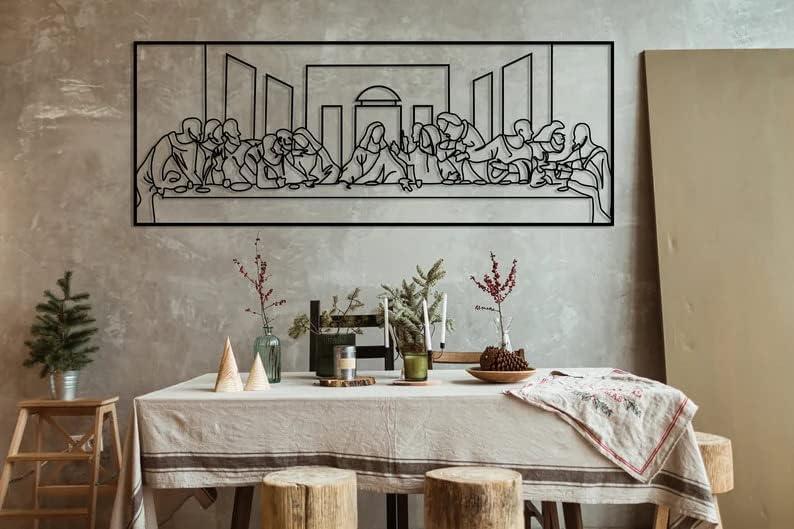 Why We Love NORTH KAISER's Last Supper Metal Wall Art