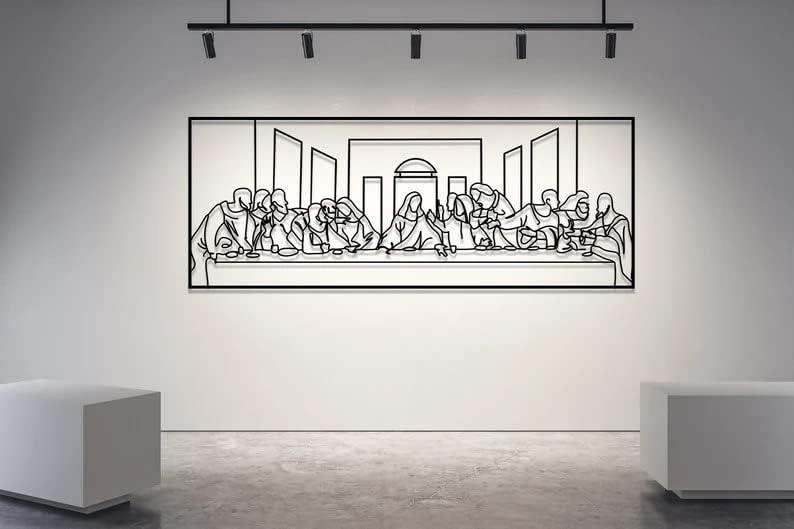 Why We Love NORTH KAISER's Last Supper Metal Wall Art