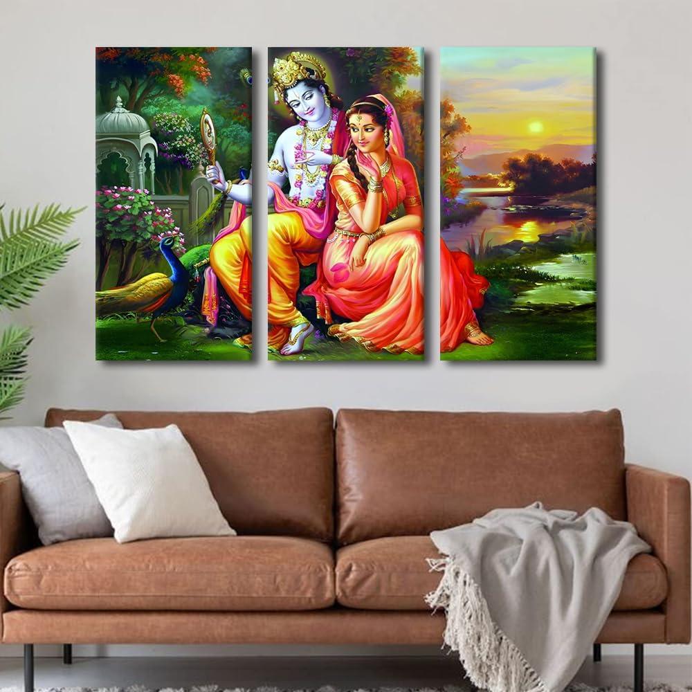 Our Honest Review: Stunning Lord krishna Canvas Wall Art for Home