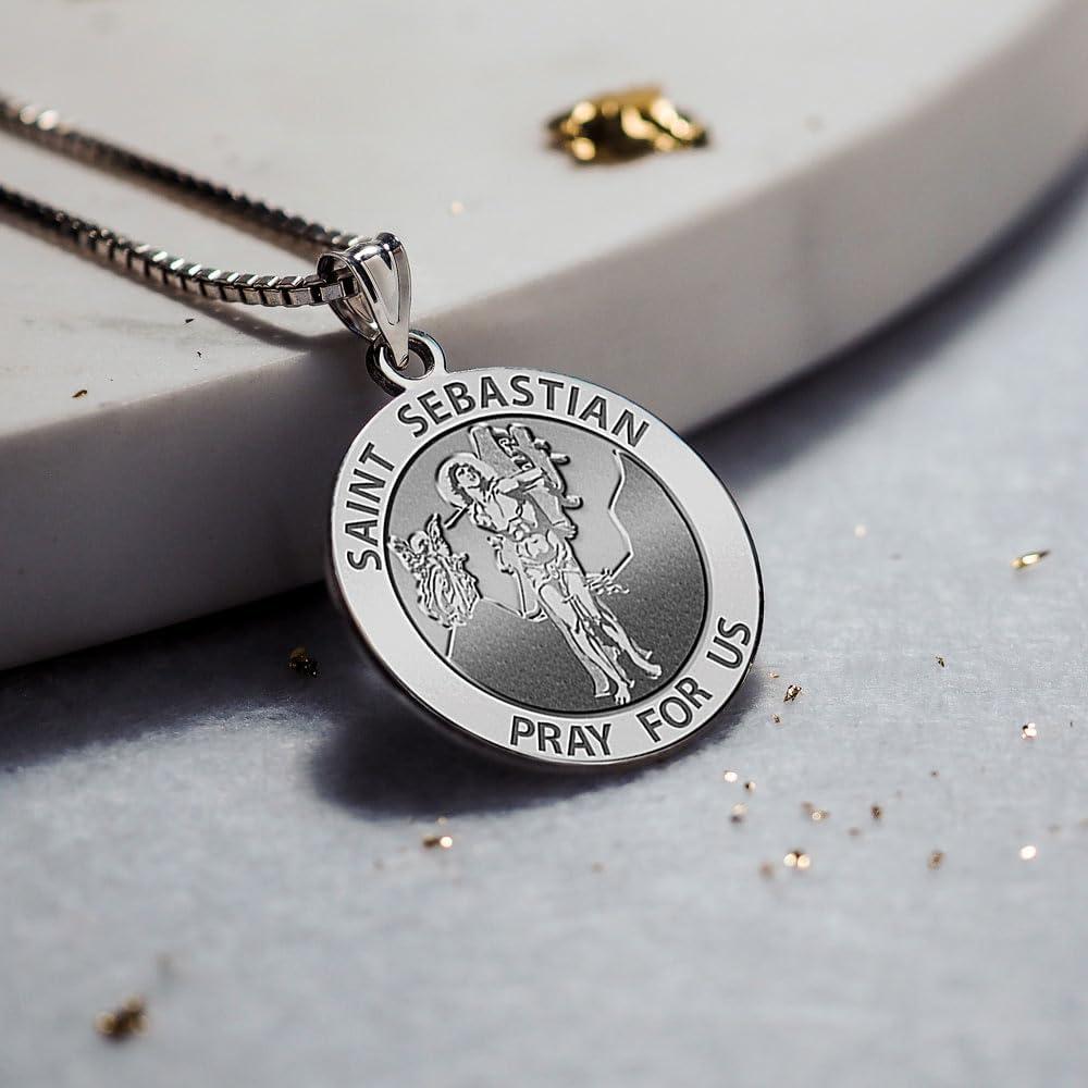 Our Review of the 14K Gold Saint Sebastian Medal from PicturesOnGold