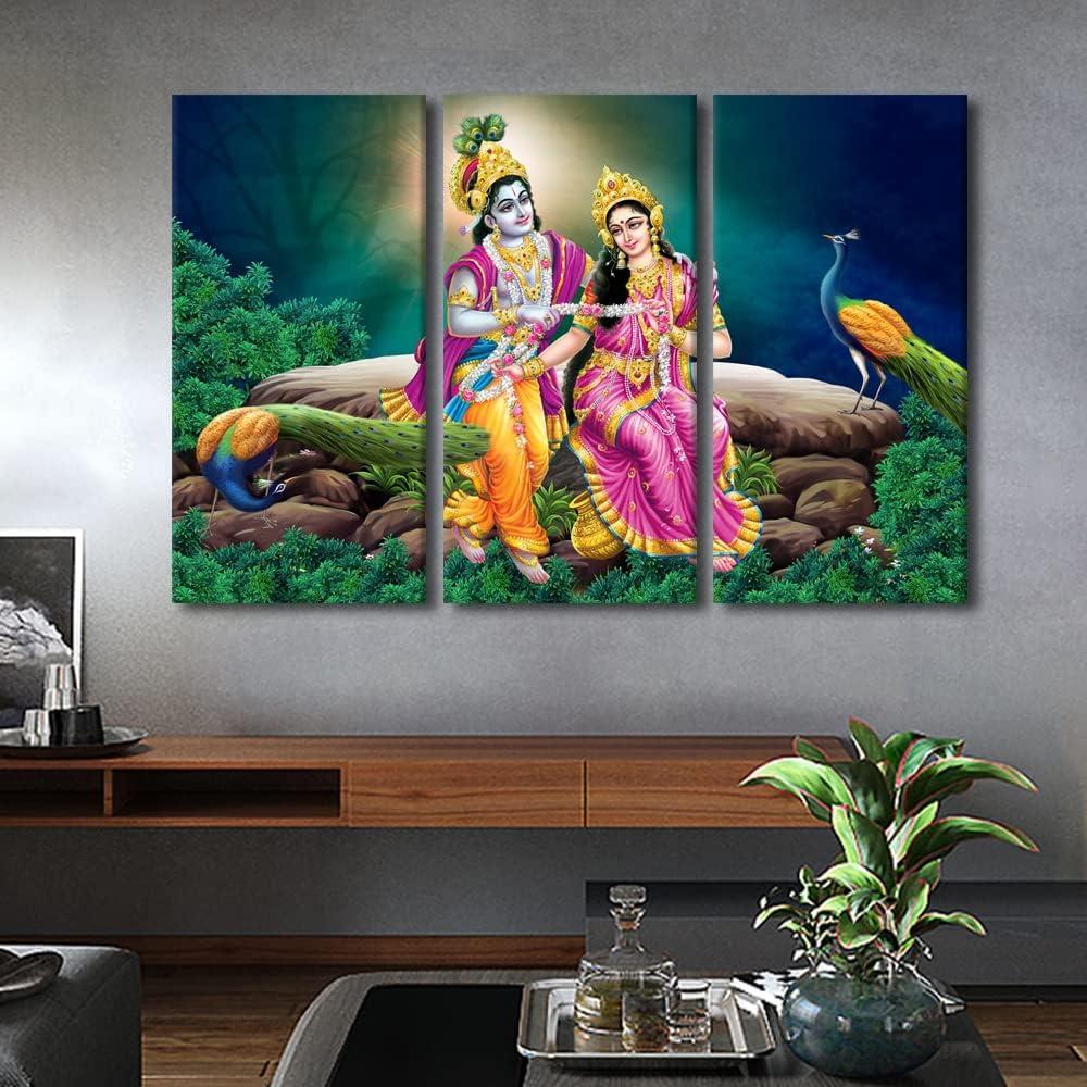 Our Honest Review of TUMOVO Radha Krishna multi panel Wall Art