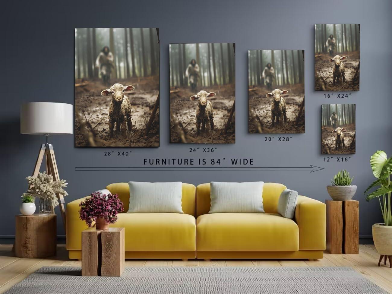 Why we Love the Fchen Art jesus Shepherd Canvas Wall Decor