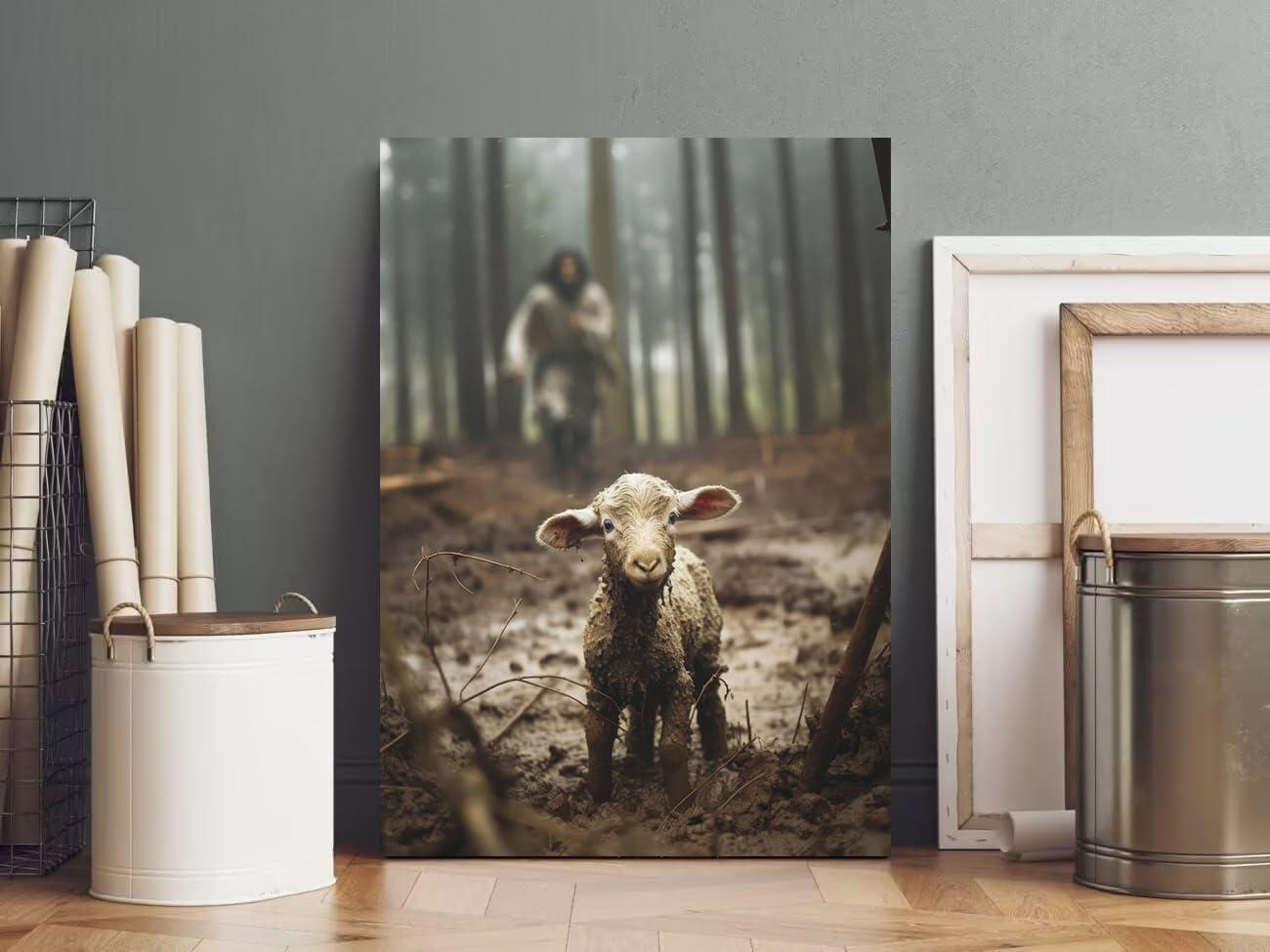 Why We Love the Fchen Art Jesus Shepherd Canvas Wall Decor