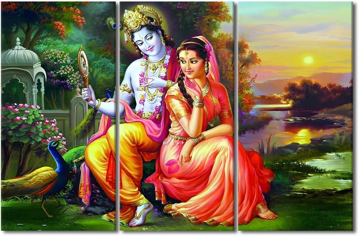 Our Honest Review: Stunning Lord Krishna Canvas Wall Art for Home
