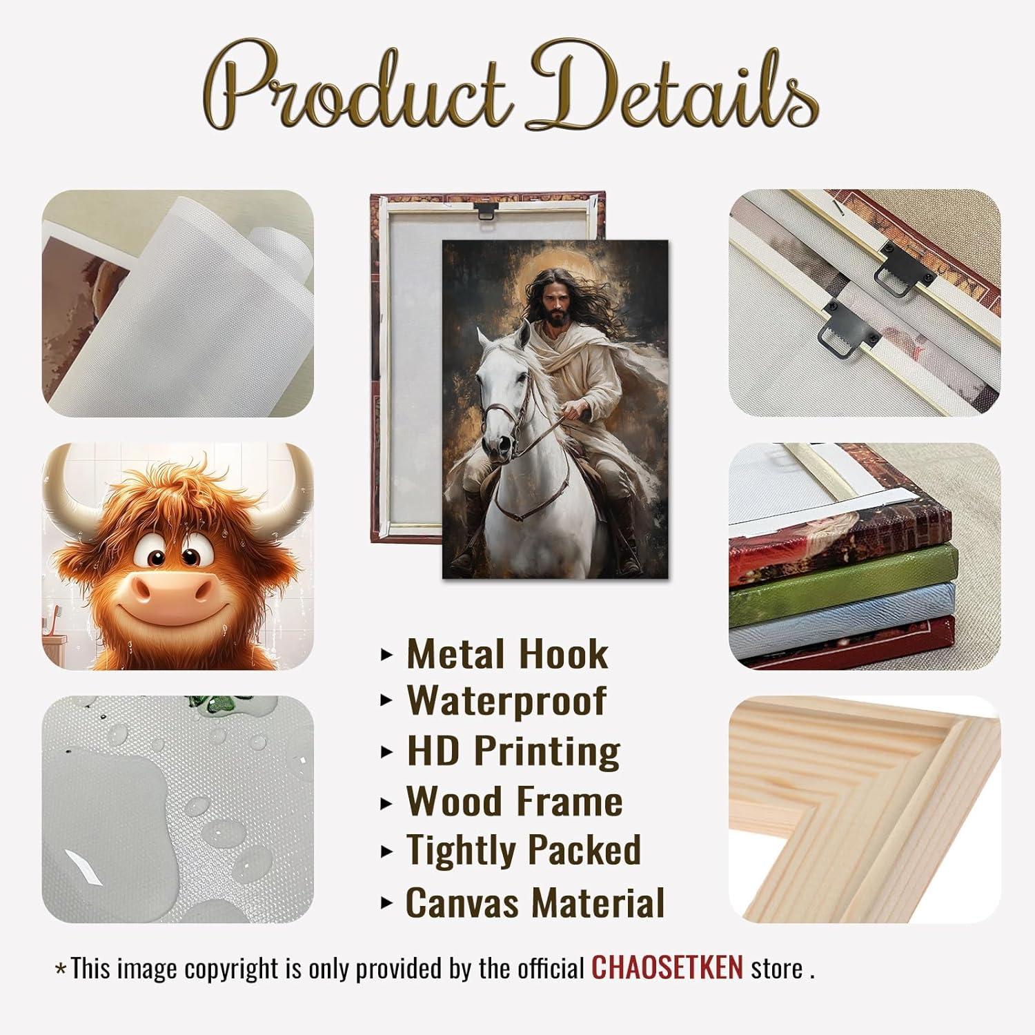 Our Honest Review of CHAOSETKEN Jesus Wall Art: A Beautiful Christian Decor