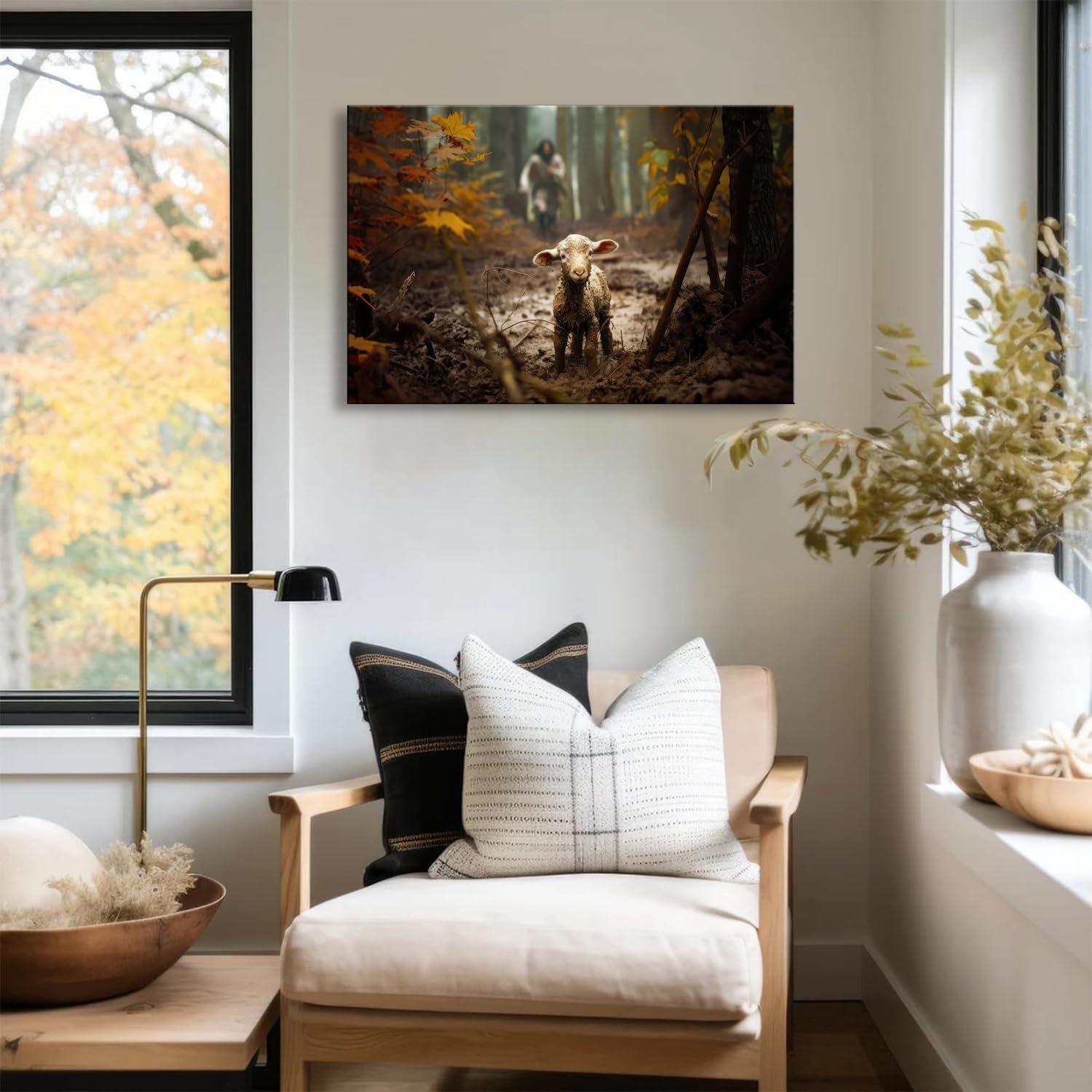 Our Review of the Jesus ‍and Lamb Christmas Canvas wall Art