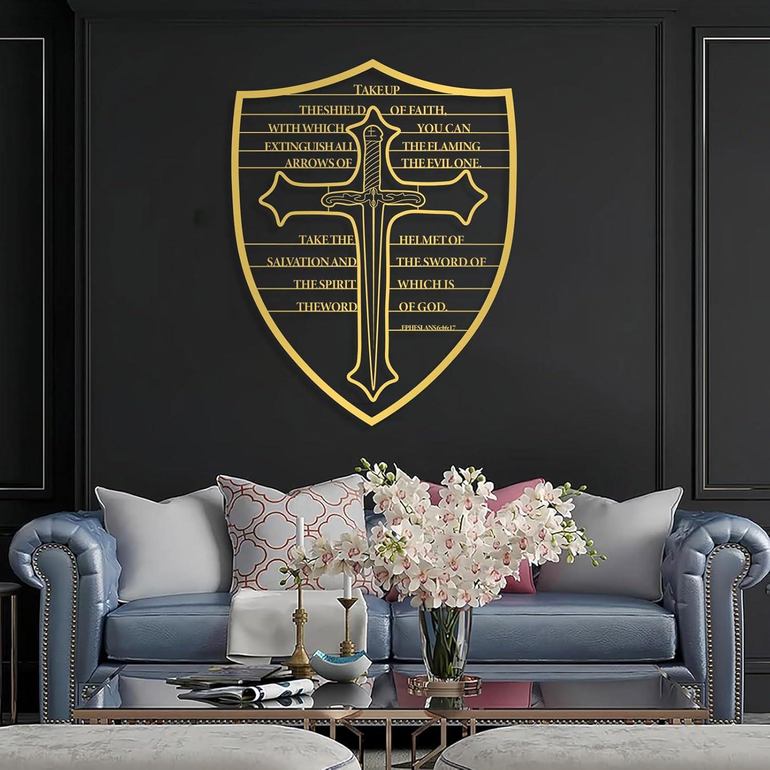 Our review of the Armour of God Metal Wall Decor: Inspiring & Stylish