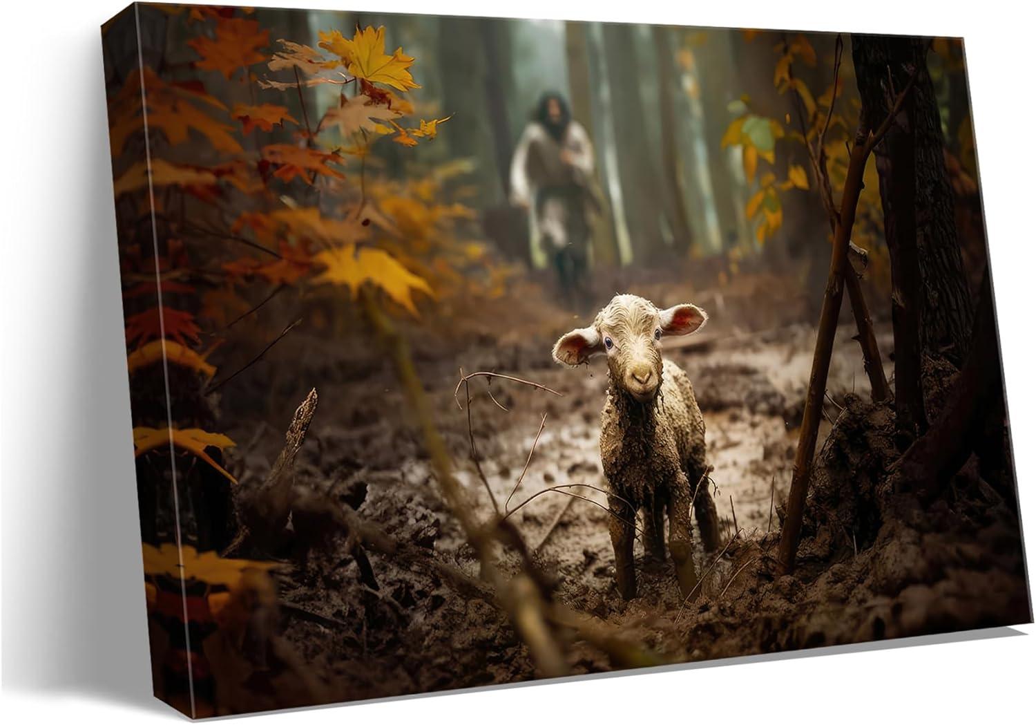 Our Review of the Jesus and Lamb ⁣Christmas Canvas Wall Art