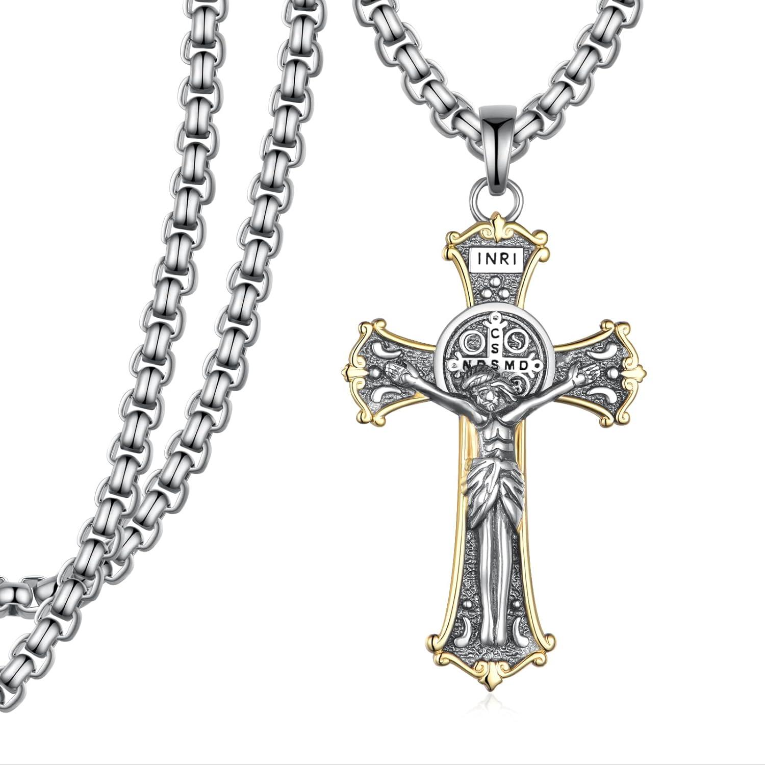 Our Honest Take on the⁣ 925 Sterling St Benedict Crucifix Necklace