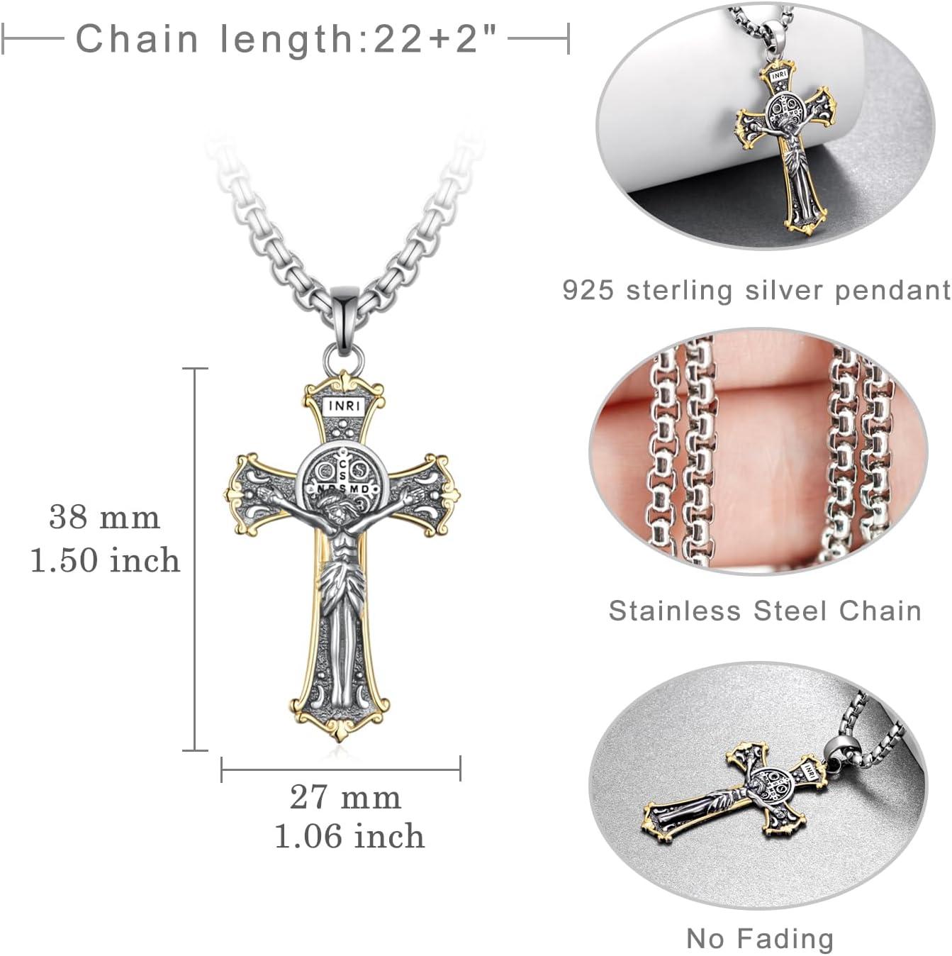 Our Honest Take on the 925 Sterling St Benedict Crucifix Necklace