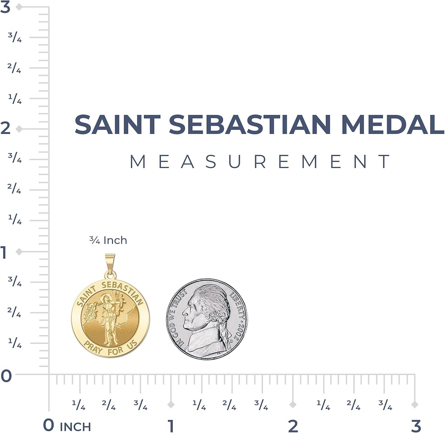 Our Review of the 14K Gold Saint Sebastian Medal from PicturesOnGold