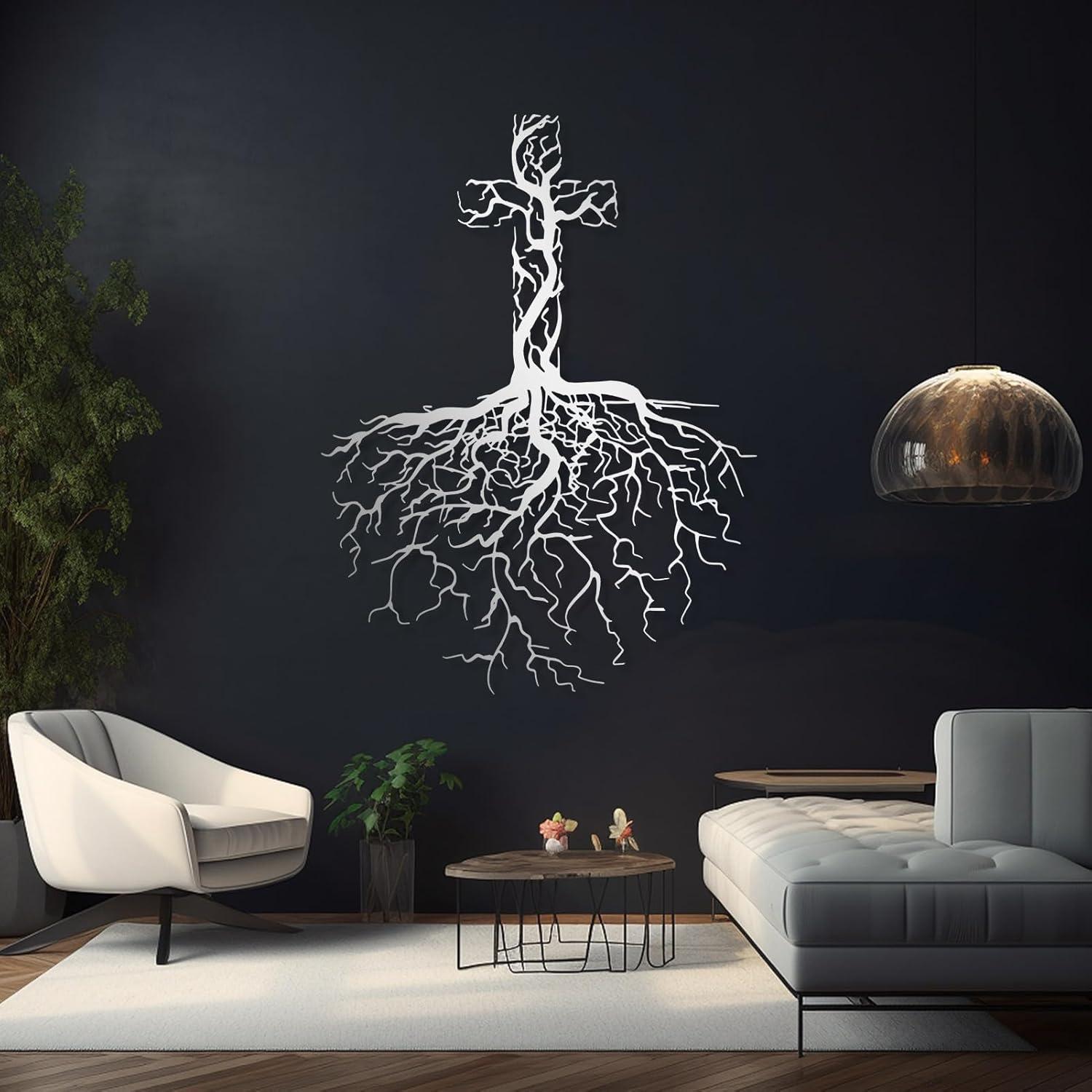 Our Review: cadeali Tree of Life Cross Metal Wall Art's Beauty & Meaning